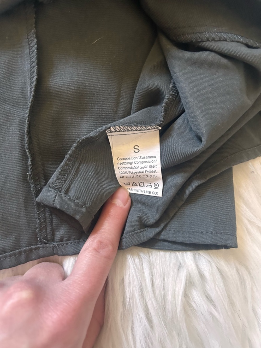 Women's Slate Grey Button Front Vest and Shorts Co-ord Set; Small - Picture 3 of 10